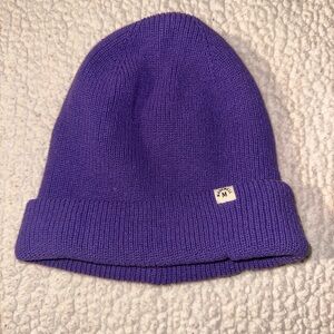 Madewell Cuffed Purple Beanie